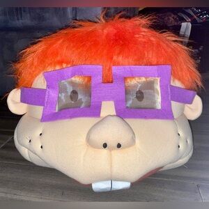 Rugrats Chuckie Nickelodeon big greeter head. 
Adult mask/Halloween costume.